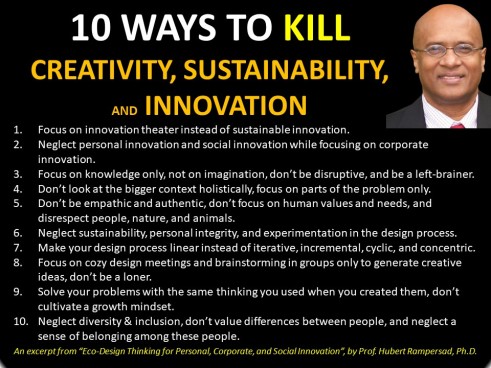 how to destroy innovation